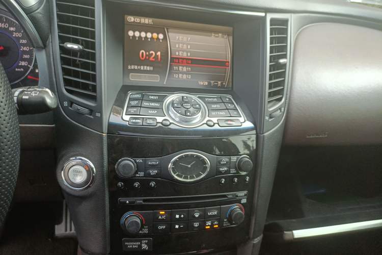 Used Infiniti FX 2010 FX35 Standard Edition Audio And AC Panel