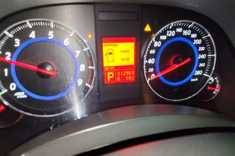 Used Infiniti FX 2011 FX35 Jinshang Standard Edition Odometer Close Up