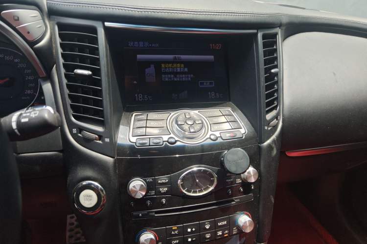 Used Infiniti FX 2011 FX35 Standard Edition Audio And AC Panel