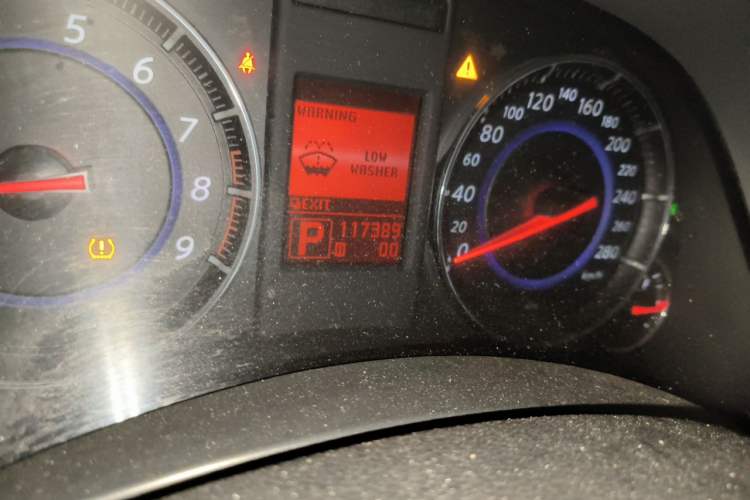Used Infiniti FX 2011 FX35 Jinshang Standard Edition Odometer Close Up