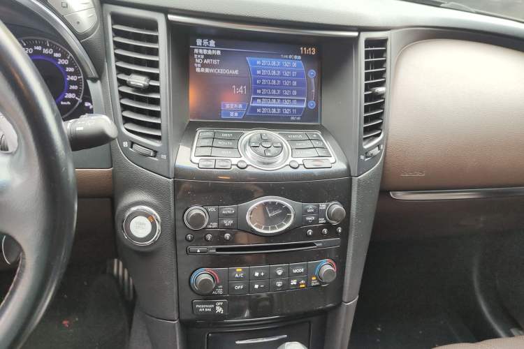 Used Infiniti FX 2013 FX37 Standard Upgrade Edition Audio And AC Panel