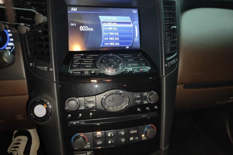 Used Infiniti FX 2013 FX37 Standard Edition Audio And AC Panel