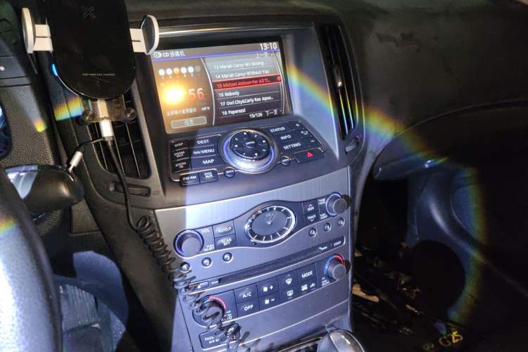 Used Infiniti G Series 2010 G25 Sedan Luxury Sport Edition Audio And AC Panel