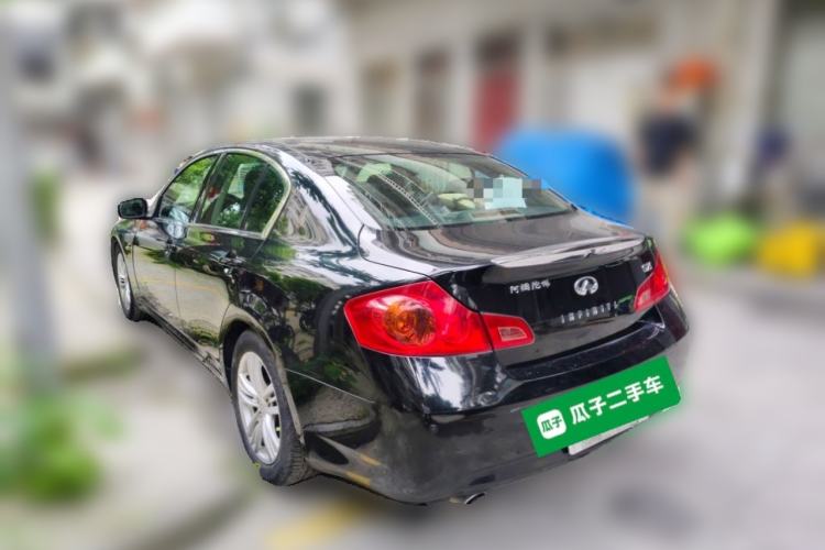 Used Infiniti G Series 2010 G25 Sedan Luxury Sport Edition Rear Left 45 Deg