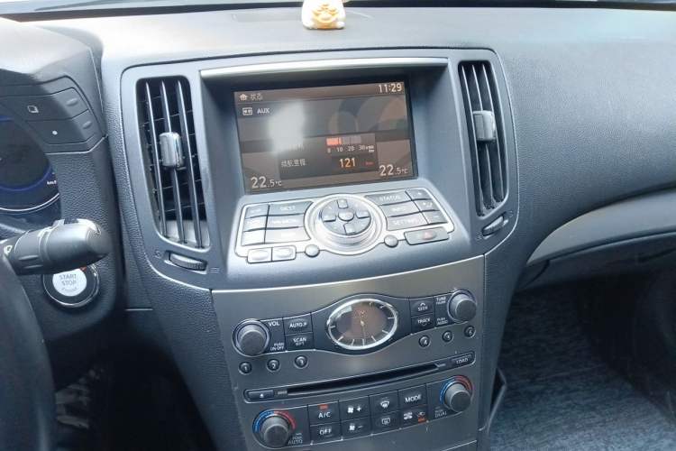 Used Infiniti G Series 2013 G25 Sedan Luxury Sport Edition Audio And AC Panel