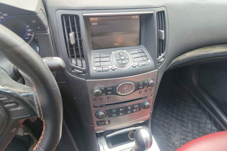 Used Infiniti G Series 2013 G25 Sedan Sport Edition Audio And AC Panel