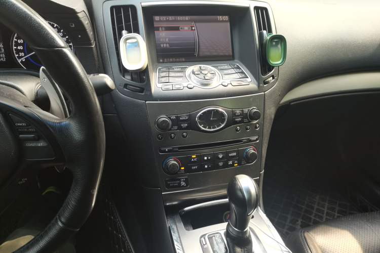 Used Infiniti G Series 2013 G25 Sedan Sport Edition Audio And AC Panel