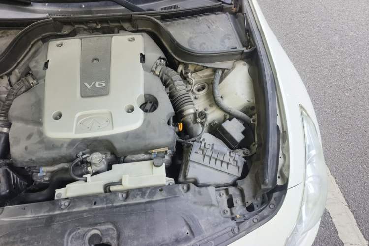 Used Infiniti G Series 2013 G25 Sedan Luxury Sport Edition Engine Bay Left