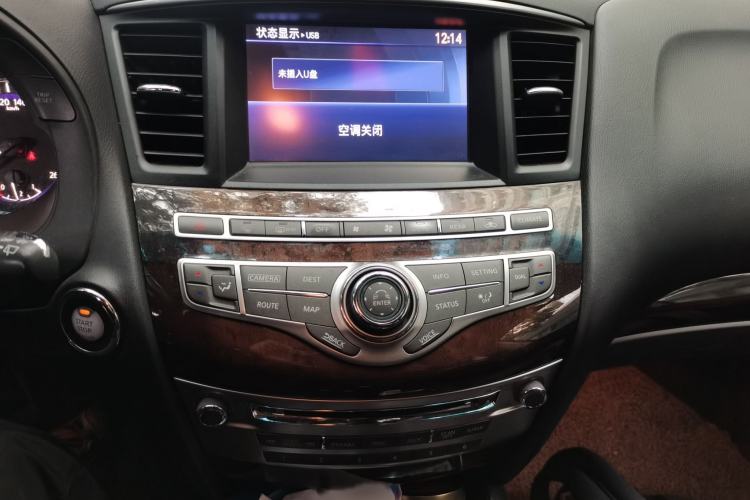 Used Infiniti JX 2013 JX35 Two-Wheel-Drive Excellence Edition Audio And AC Panel