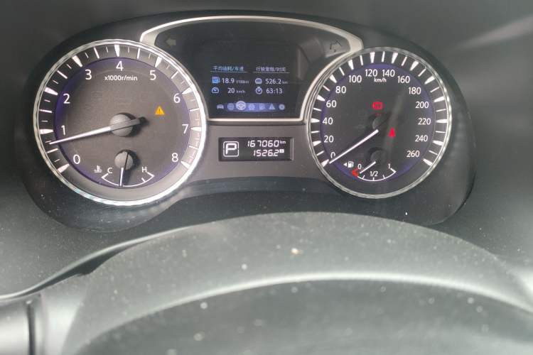 Used Infiniti JX 2013 JX35 4x4 All-Terrain Edition Odometer Close Up