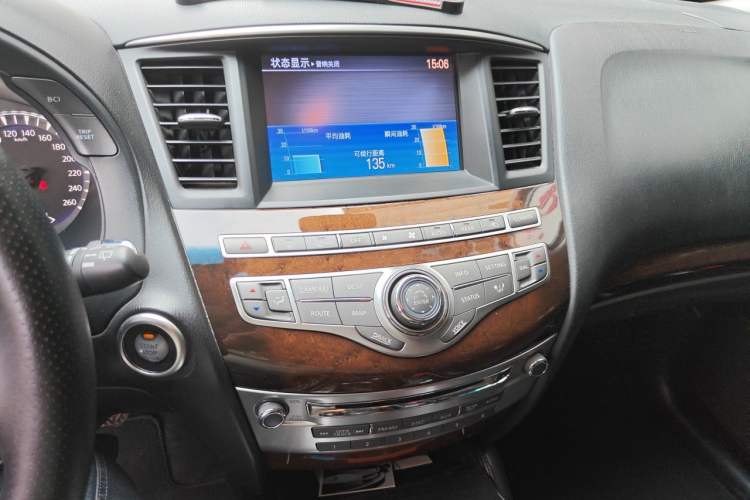 Used Infiniti JX 2013 JX35 4x4 All-Terrain Edition Audio And AC Panel