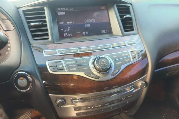 Used Infiniti JX 2013 JX35 4x4 All-Terrain Edition Audio And AC Panel