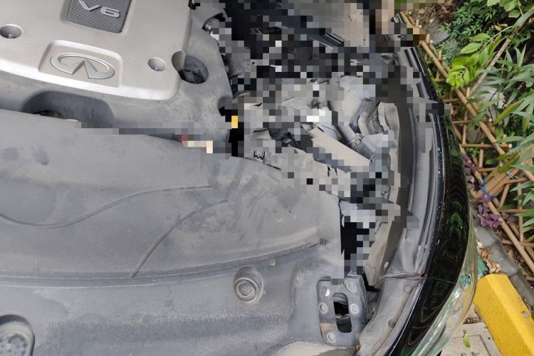 Used Infiniti M Series 2011 M25 Luxury Model Engine Bay Left