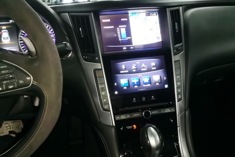 Used Infiniti Q50 2014 3.7L Luxury Edition Audio And AC Panel