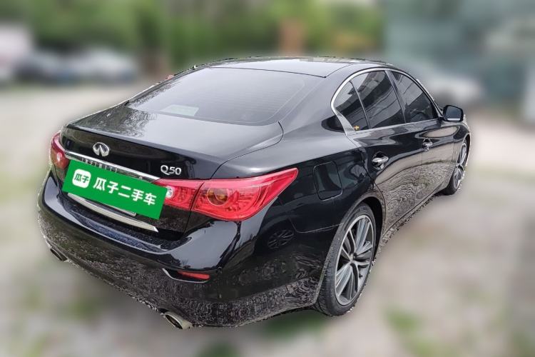 Used Infiniti Q50 2014 3.7L Luxury Edition Rear Right 45 Deg