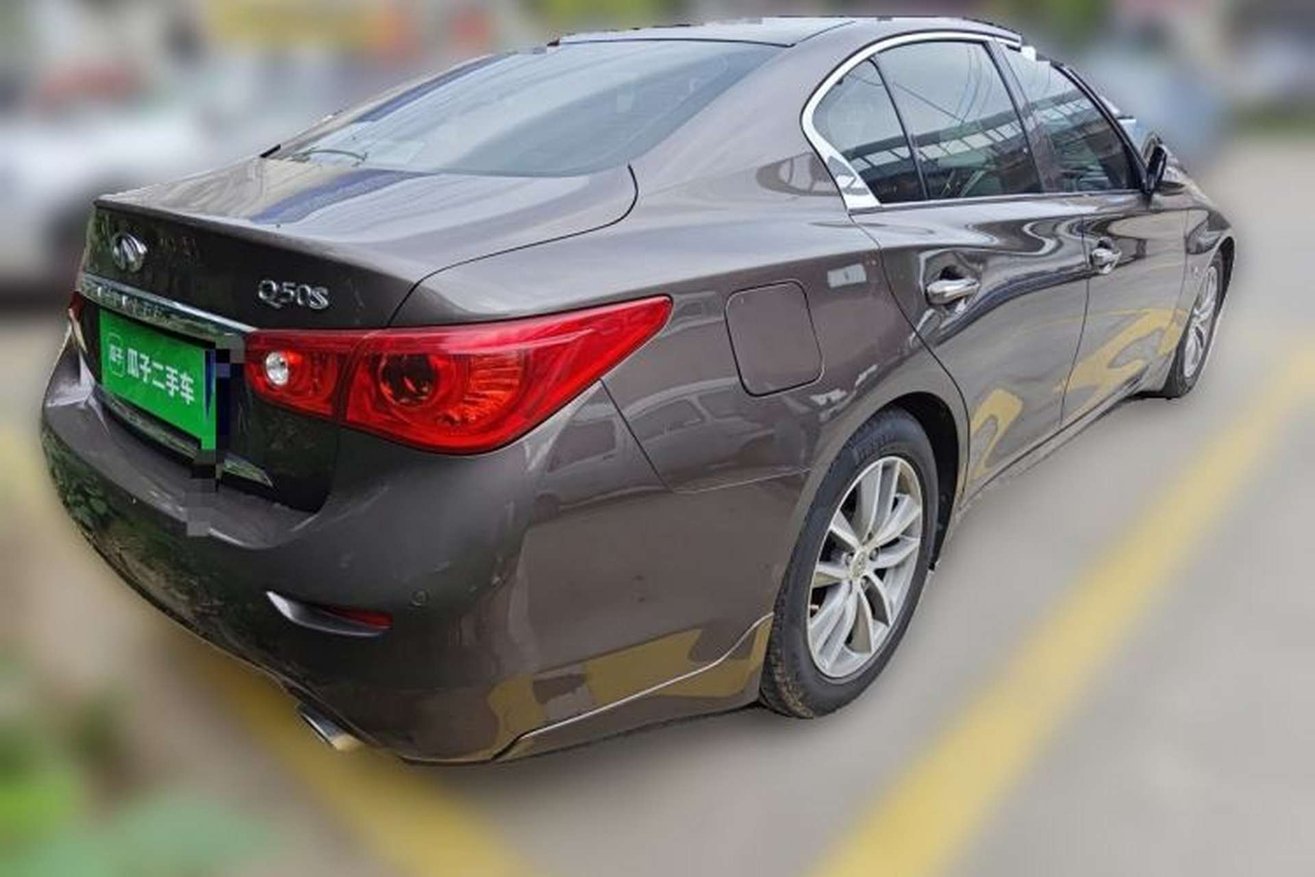 Used Infiniti Q50 2014 3.7L Comfort Edition Rear Right 45 Deg