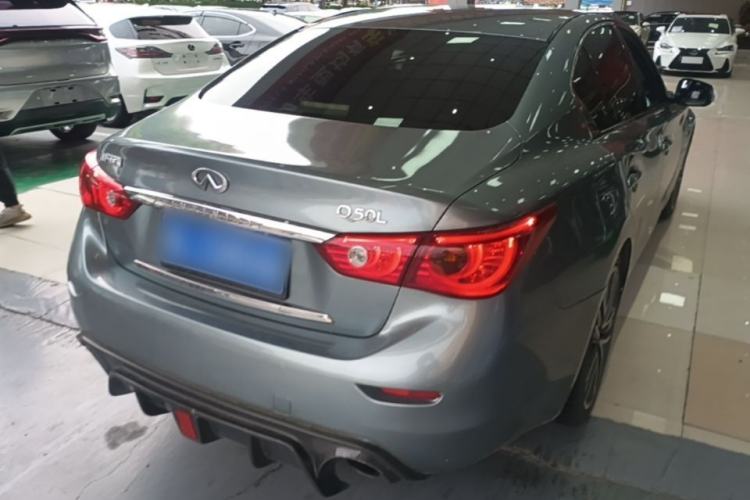 Used Infiniti Q50 2014 3.5L Hybrid Flagship Edition Rear Right 45 Deg