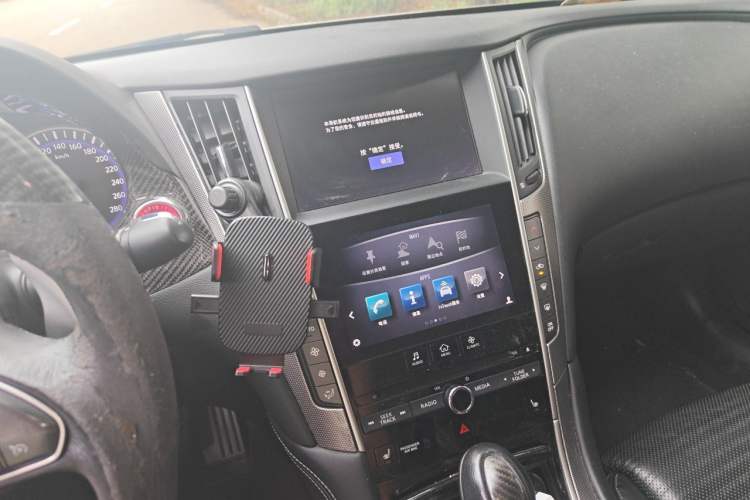Used Infiniti Q50 2014 3.7L Luxury Sport Edition Audio And AC Panel