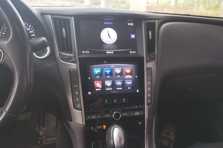 Used Infiniti Q50 2014 3.7L Luxury Edition Audio And AC Panel