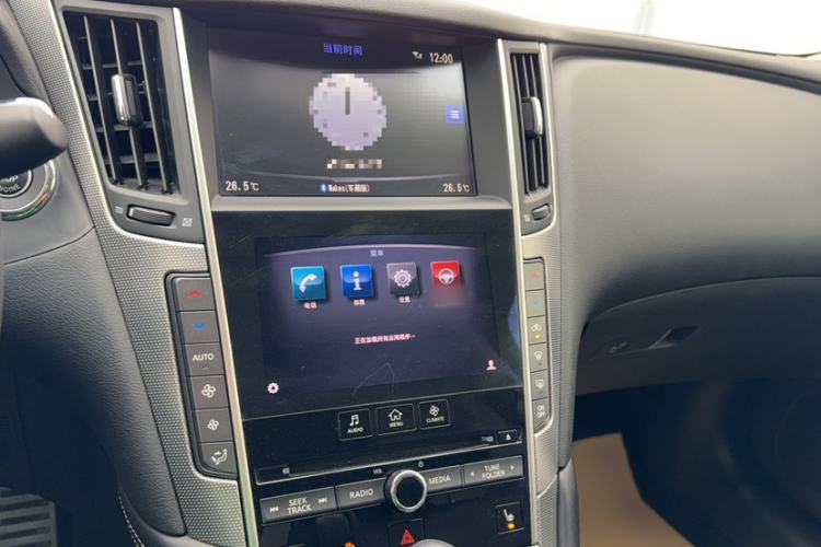 Used Infiniti Q50 2014 3.7L Comfort Edition Audio And AC Panel