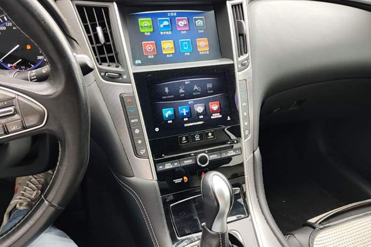 Used Infiniti Q50L 2015 2.0T Enjoyment Edition Audio And AC Panel
