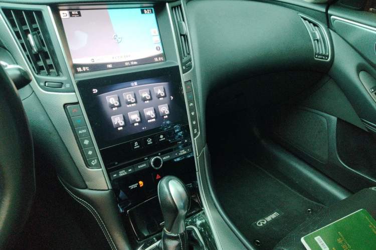 Used Infiniti Q50L 2015 2.0T Enjoyment Edition Audio And AC Panel