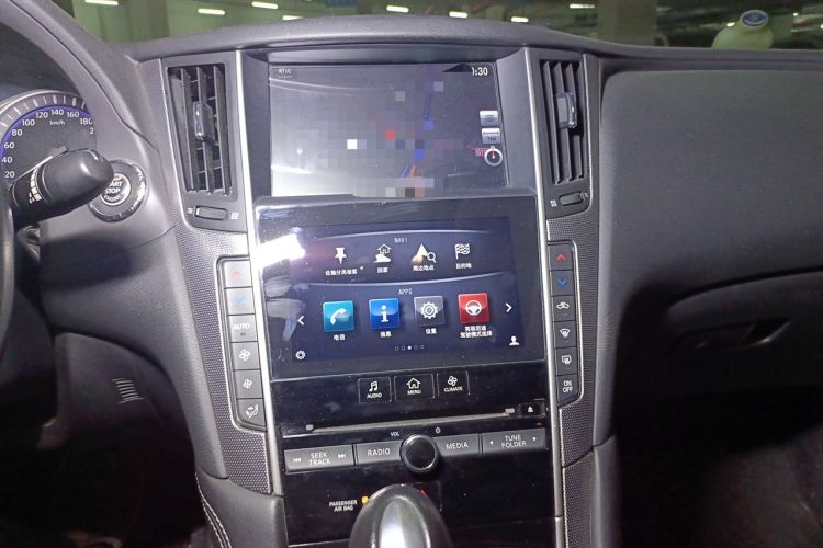 Used Infiniti Q50L 2015 2.0T Enjoyment Edition Audio And AC Panel