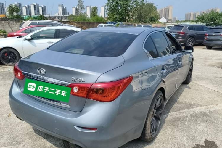 Used Infiniti Q50L 2015 2.0T Sport Edition Rear Right 45 Deg