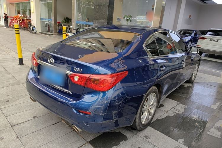 Used Infiniti Q50L 2015 2.0T Enjoyment Edition Rear Right 45 Deg
