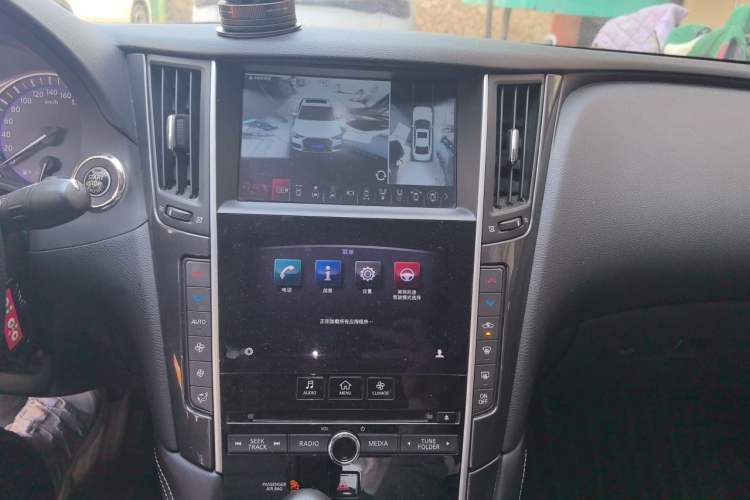 Used Infiniti Q50L 2015 2.0T Comfort Edition Audio And AC Panel