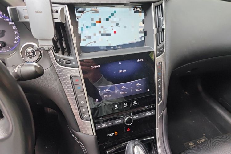 Used Infiniti Q50L 2015 2.0T Enjoyment Edition Audio And AC Panel