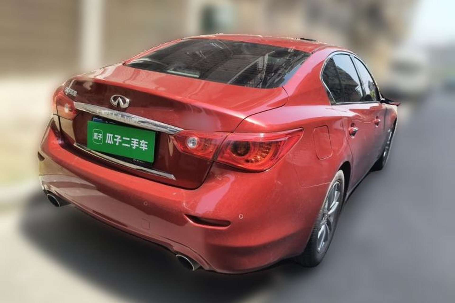 Used Infiniti Q50L 2015 2.0T Enjoyment Edition Rear Right 45 Deg