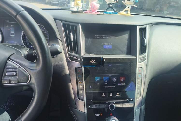 Used Infiniti Q50L 2015 2.0T Enjoyment Edition Audio And AC Panel