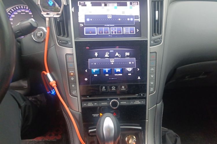 Used Infiniti Q50L 2015 2.0T Enjoyment Edition Audio And AC Panel