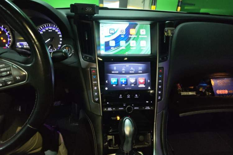 Used Infiniti Q50L 2015 2.0T Enjoyment Edition Audio And AC Panel