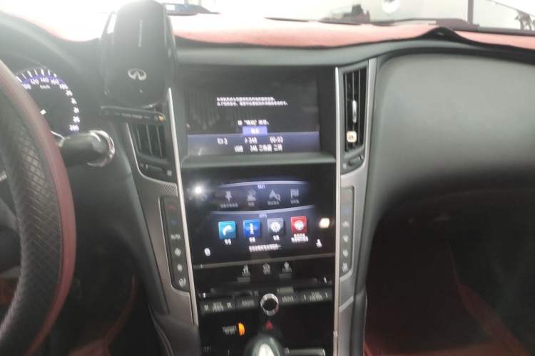 Used Infiniti Q50L 2015 2.0T Enjoyment Edition Audio And AC Panel