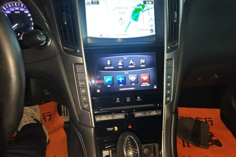 Used Infiniti Q50L 2015 2.0T Enjoyment Edition Audio And AC Panel