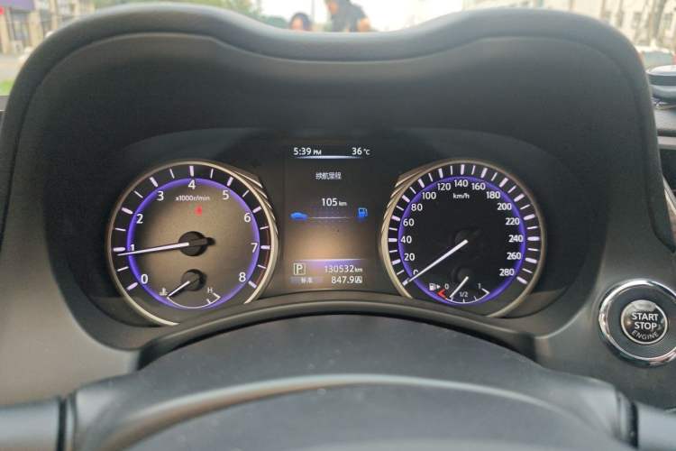 Used Infiniti Q50L 2015 2.0T Luxury Edition Instrument Cluster