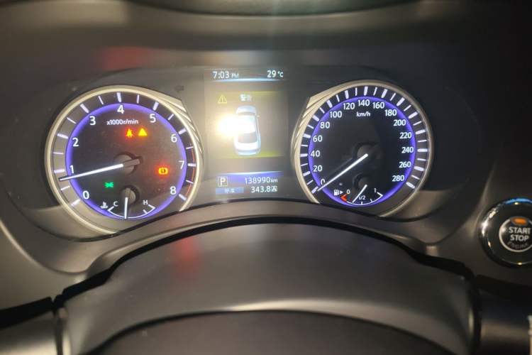 Used Infiniti Q50L 2015 2.0T Luxury Edition Instrument Cluster