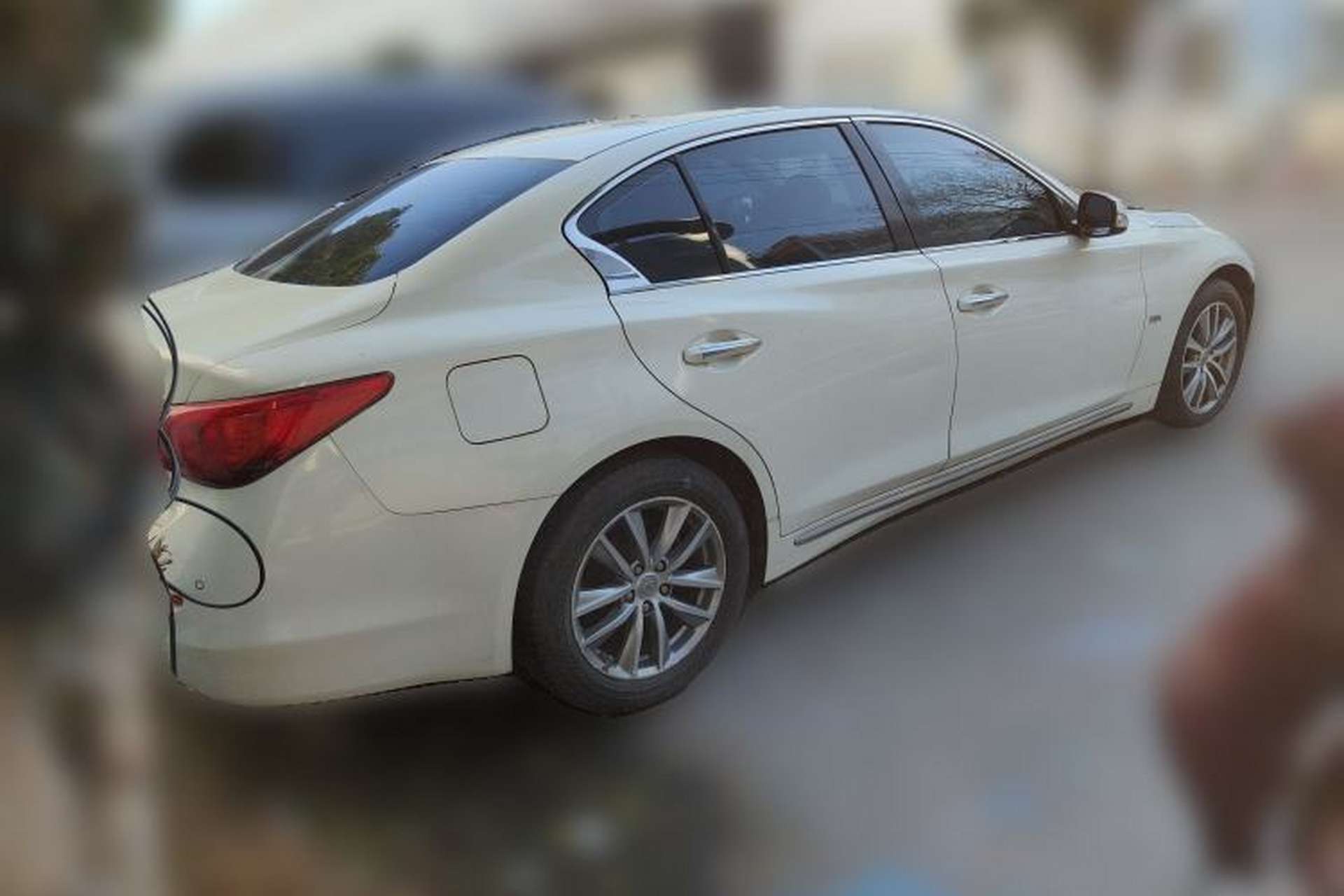 Used Infiniti Q50L 2015 2.0T Enjoyment Edition Rear Right 45 Deg