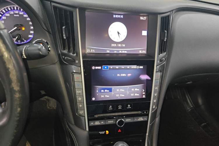 Used Infiniti Q50L 2016 2.0T Comfort Edition Audio And AC Panel