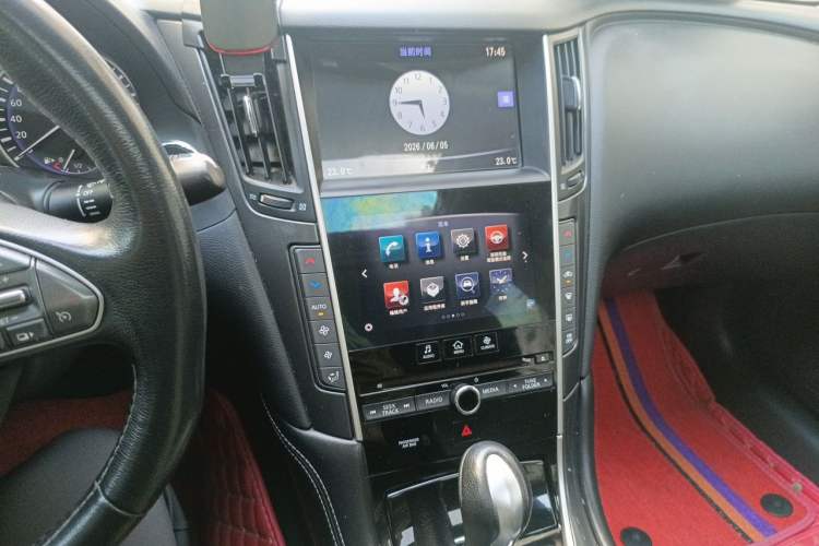 Used Infiniti Q50L 2016 2.0T Comfort Edition Audio And AC Panel