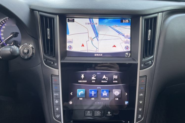 Used Infiniti Q50L 2016 2.0T Enjoyment Edition Audio And AC Panel