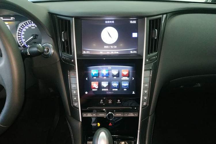 Used Infiniti Q50L 2016 2.0T Comfort Edition Audio And AC Panel