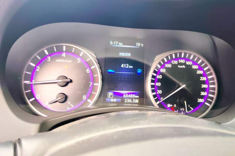 Used Infiniti Q50L 2016 2.0T Comfort Edition Instrument Cluster