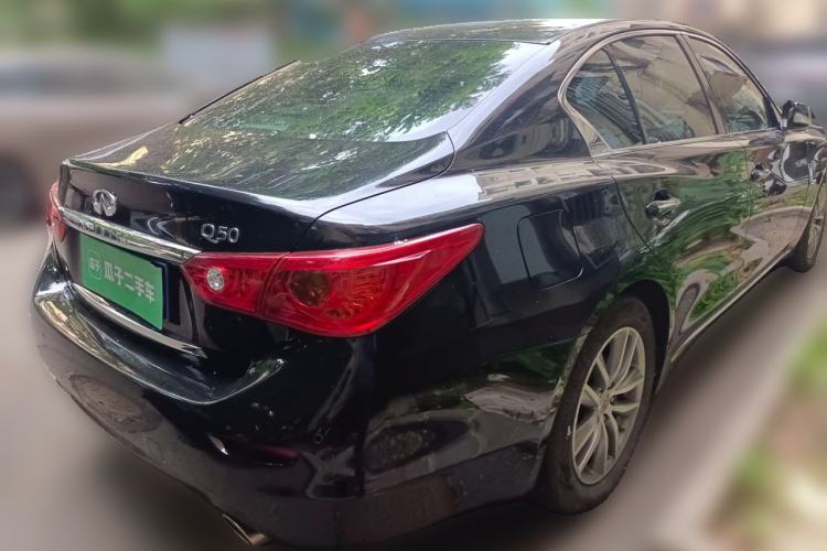 Used Infiniti Q50L 2016 2.0T Enjoyment Edition Rear Right 45 Deg