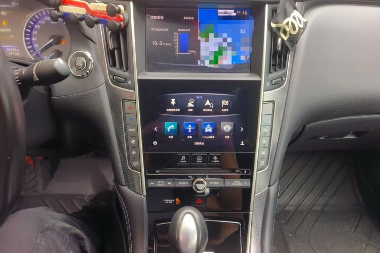 Used Infiniti Q50L 2016 2.0T Ambition Edition Audio And AC Panel
