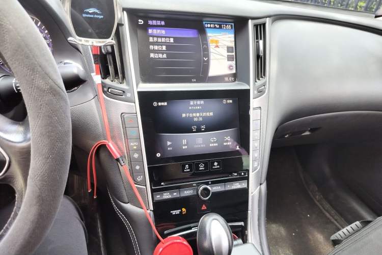 Used Infiniti Q50L 2016 2.0T Enjoyment Edition Audio And AC Panel