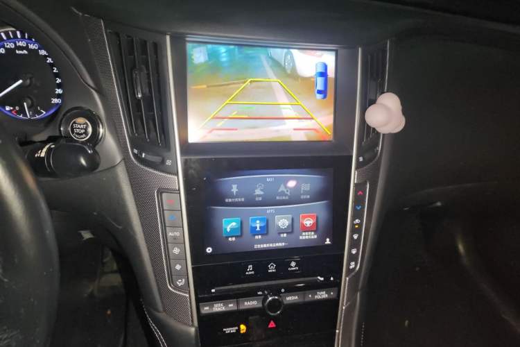 Used Infiniti Q50L 2016 2.0T Enjoyment Edition Audio And AC Panel