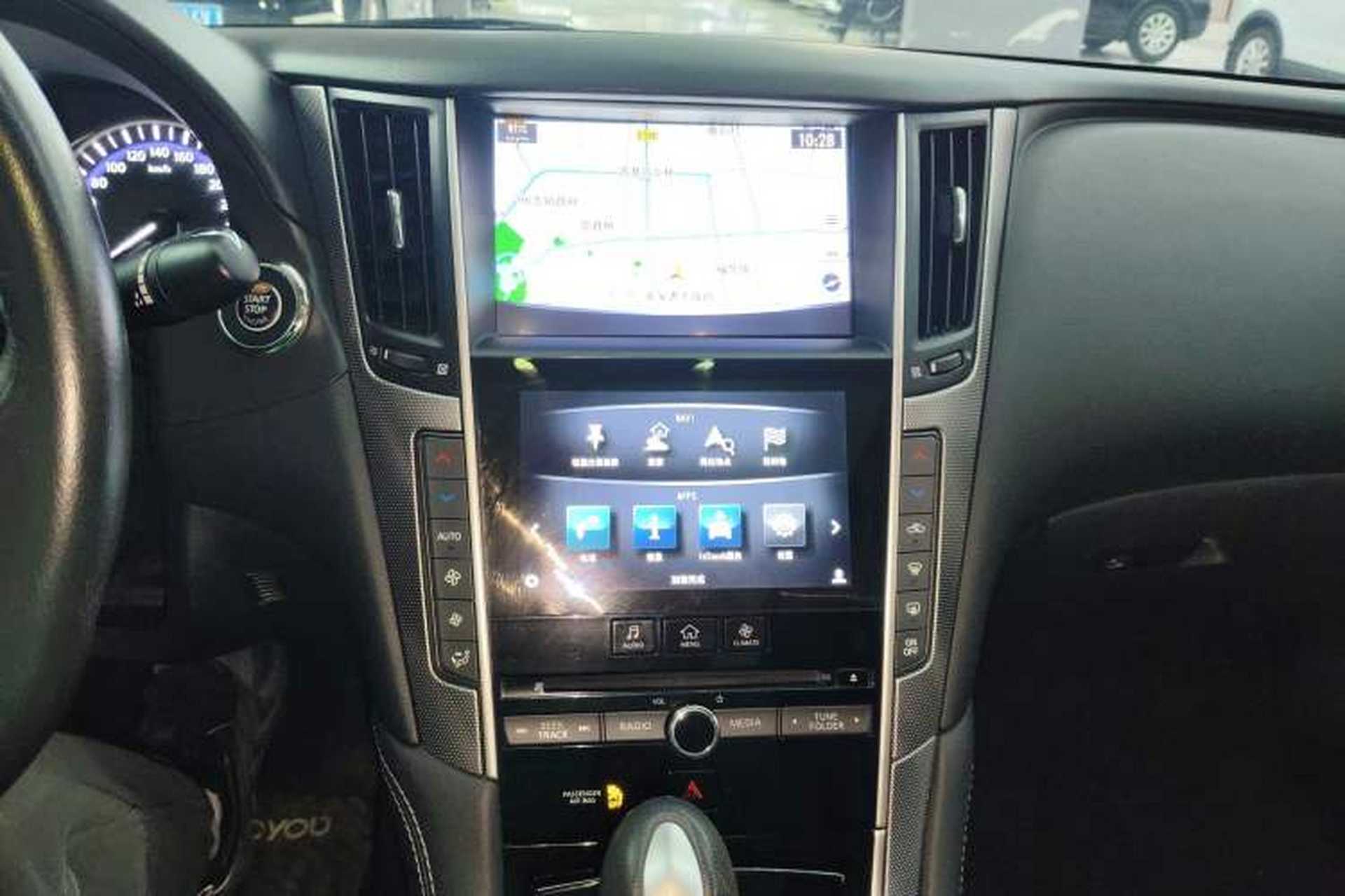 Used Infiniti Q50L 2016 2.0T Ambition Edition Audio And AC Panel